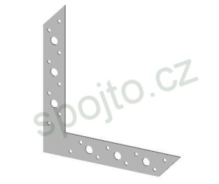 Rohovník 85x85x32x2 mm, spojovací deska s otvory